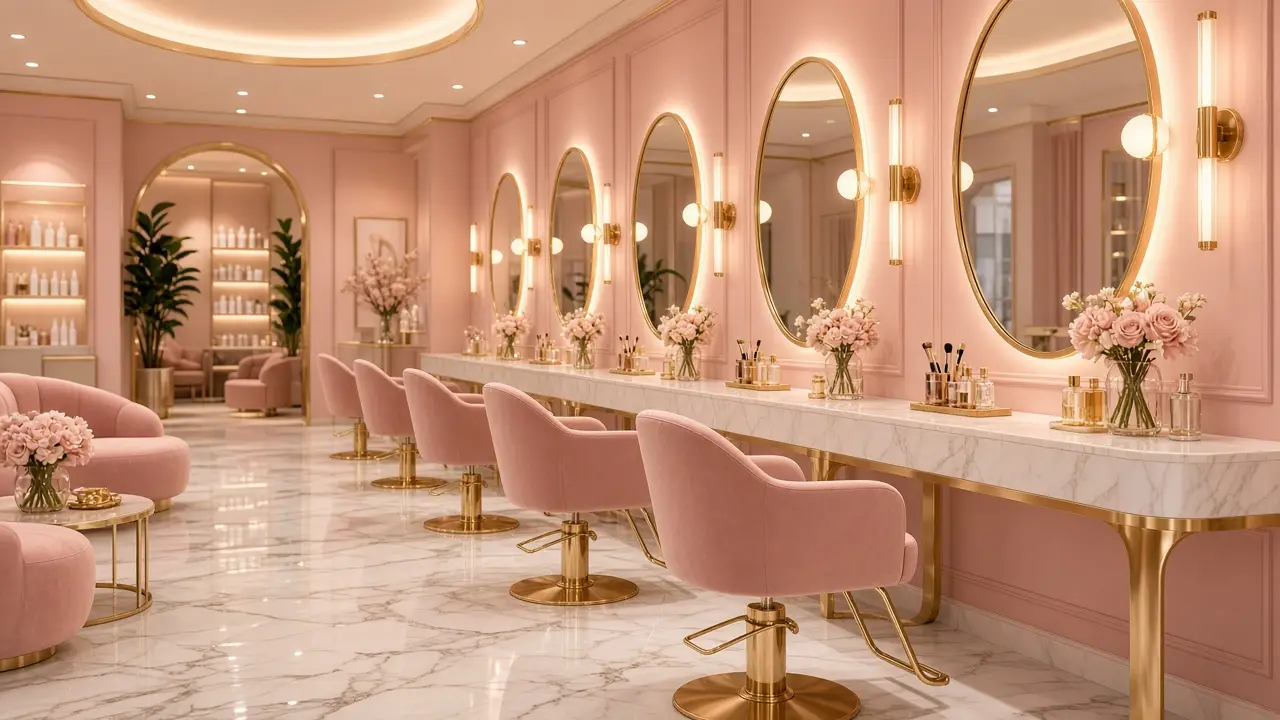 Estrutura de Hanna's Salon